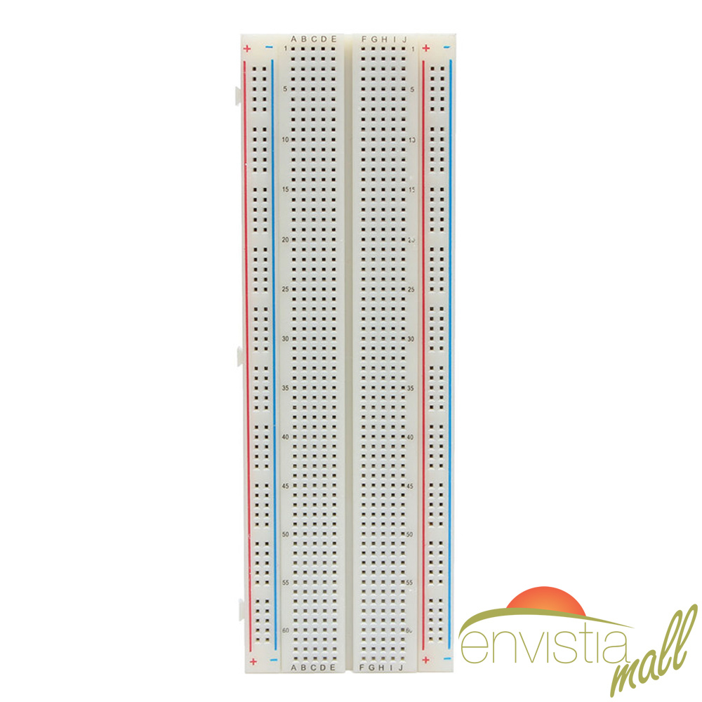 MB-102 830 Point Breadboard + 3.3V 5V Power Supply + 20 Jumpers + Battery Cable