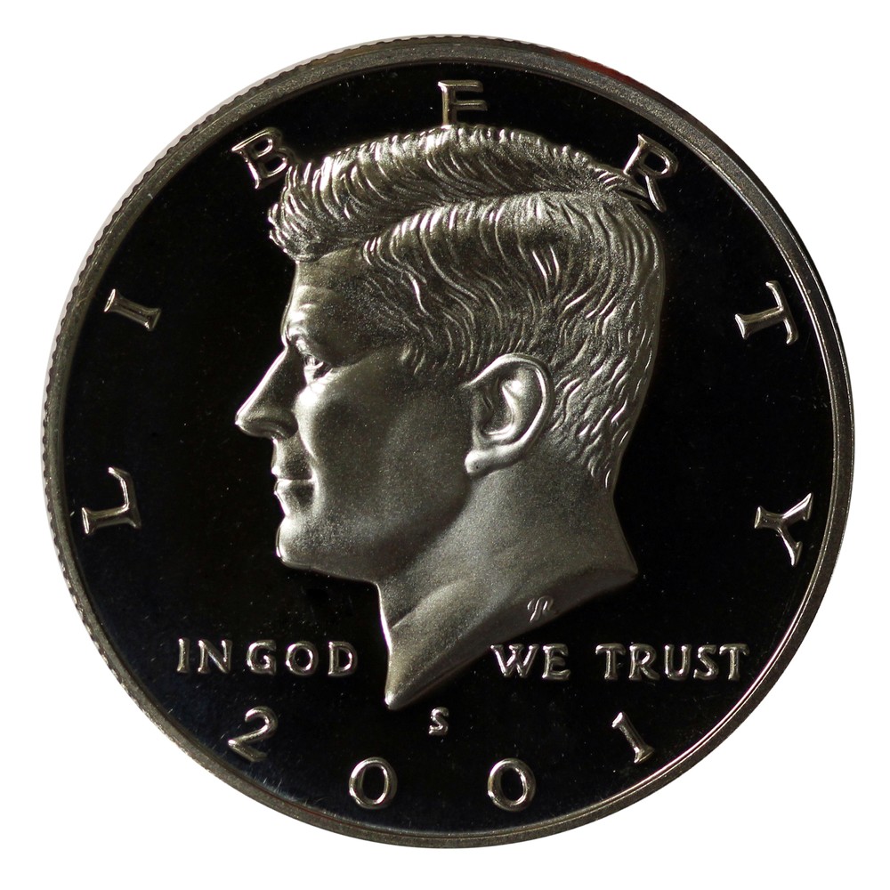 2001 S Kennedy Half Dollar Gem Deep Cameo Proof CN-Clad