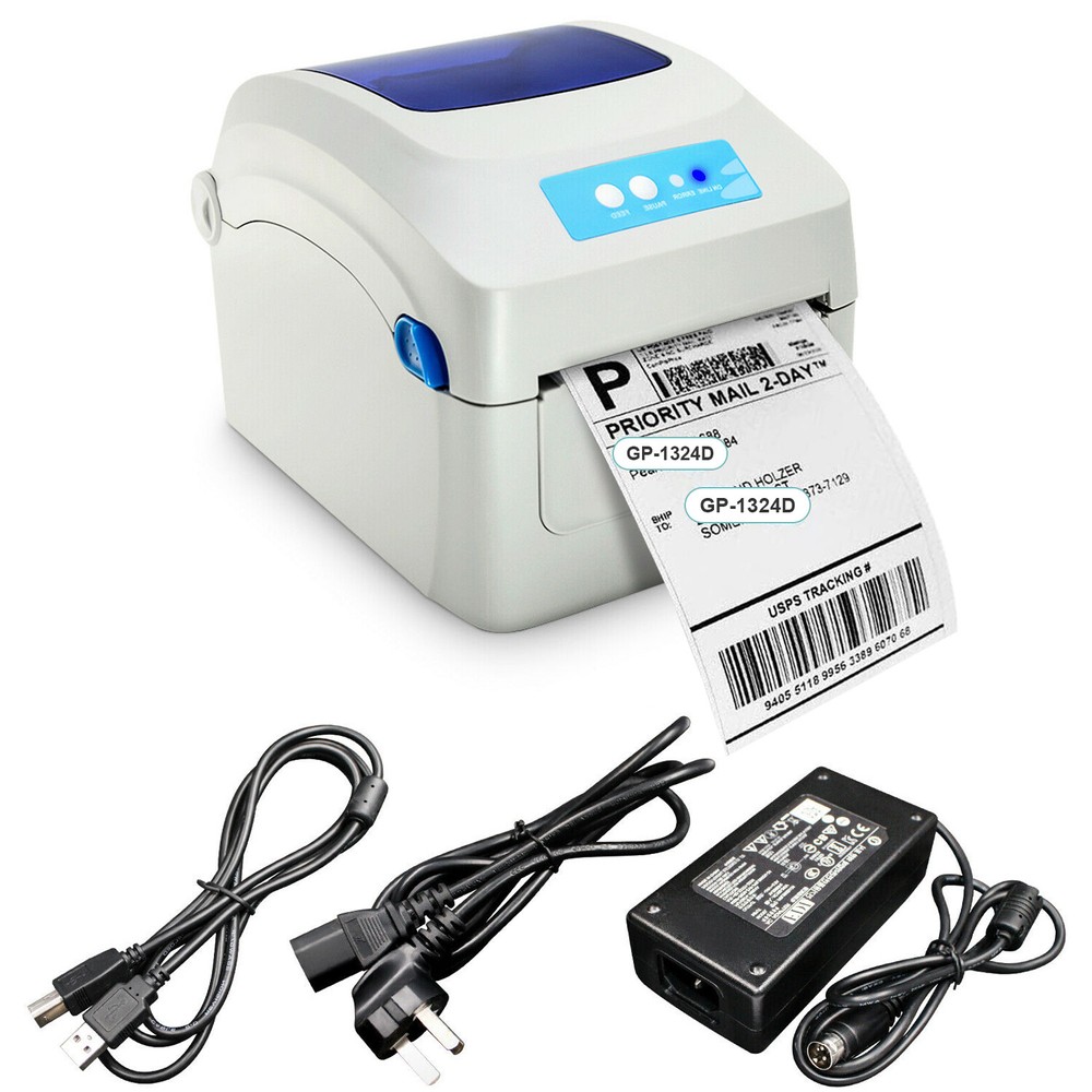Shipping Label Printer Direct Thermal Barcode USB printer With 6 Rolls labels