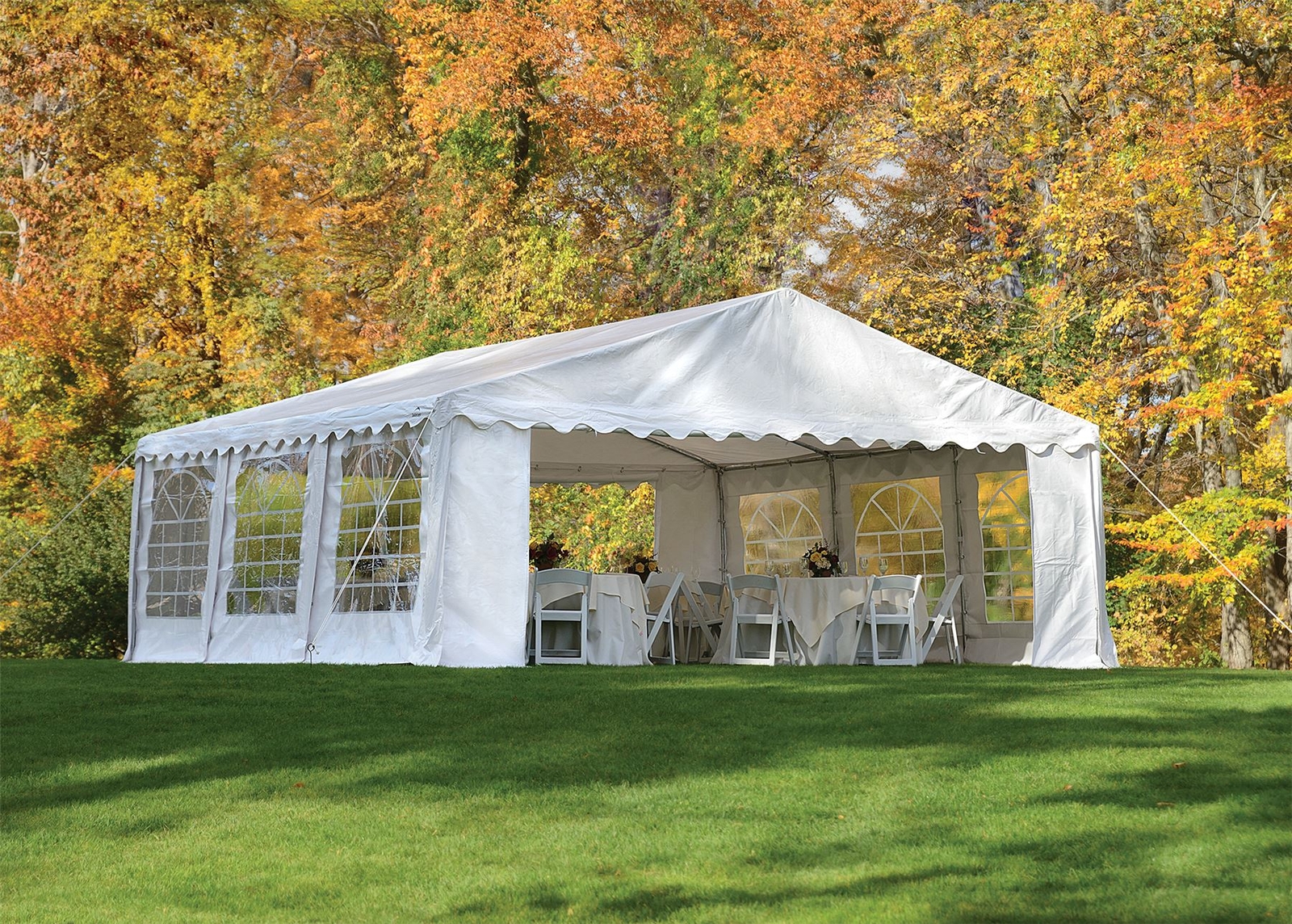 Enclosure Kit w/Windows 4 Party Tent, 20x20x10 (Canopy & Frame Sold Separately)