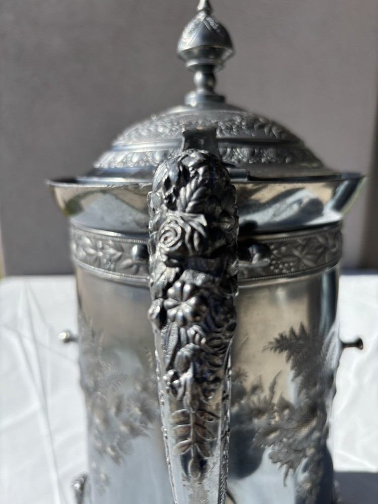 Meridian Silver Plate Pitcher 1868