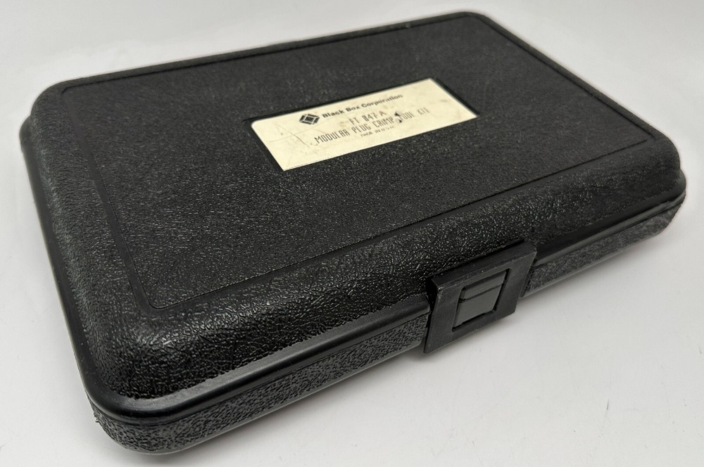 Black Box FT047A Modular Plug Crimp Tool Kit. Used only few times