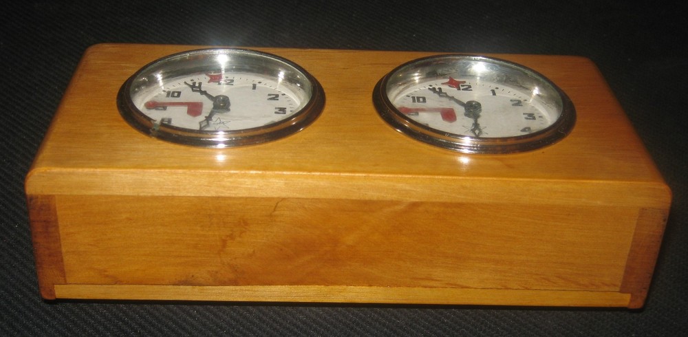 Vintage 1950s Alpha German Chess Clock Timer Model # 507 with Original Box