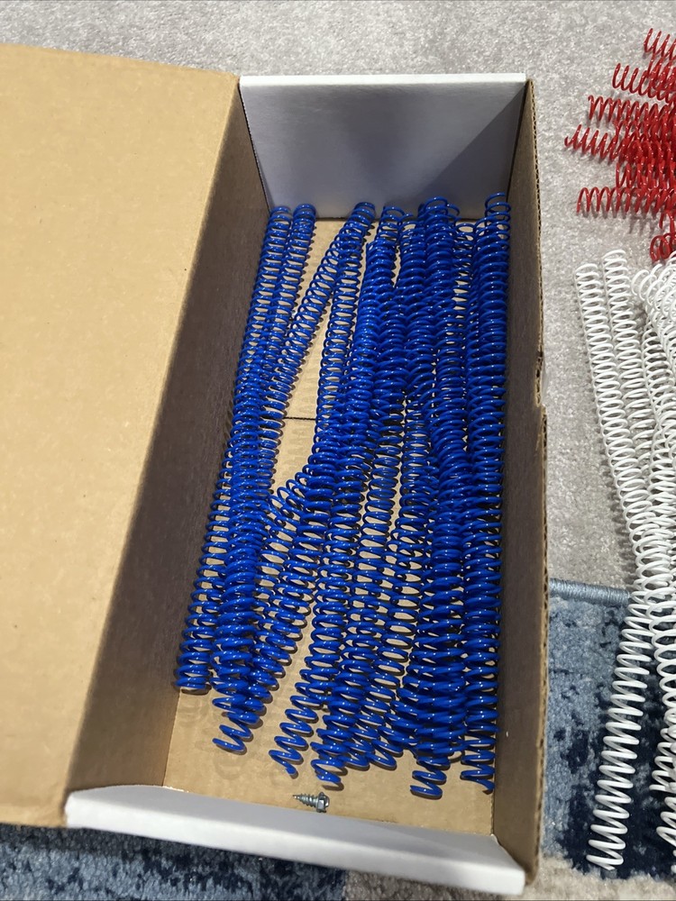12 Mm Multi Color Binding Coils 12inches