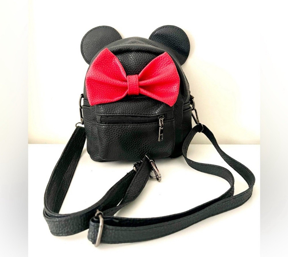 Mickey Mouse Vegan Leather Small Backpack