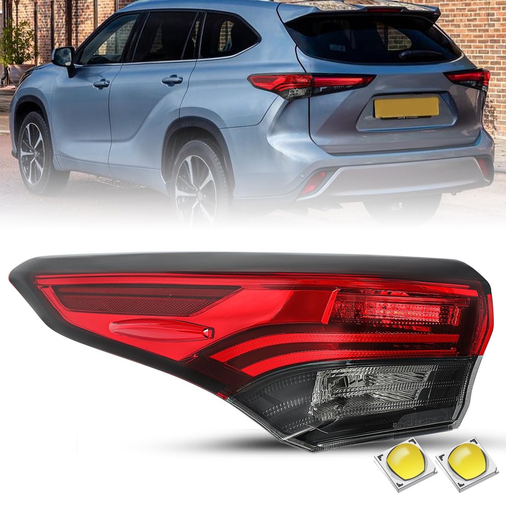 Taillight for 2020-2022 Highlander Left Side OE Replacement