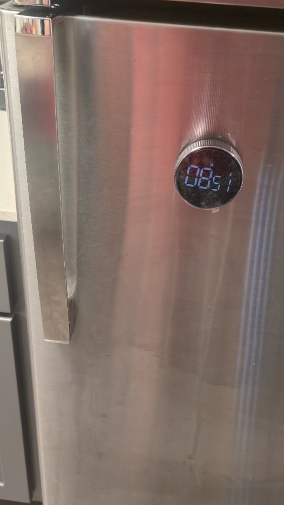 OVEKI Rotary Countdown Timer LED, Magnet & Auto Sleep Function 3” LED Display