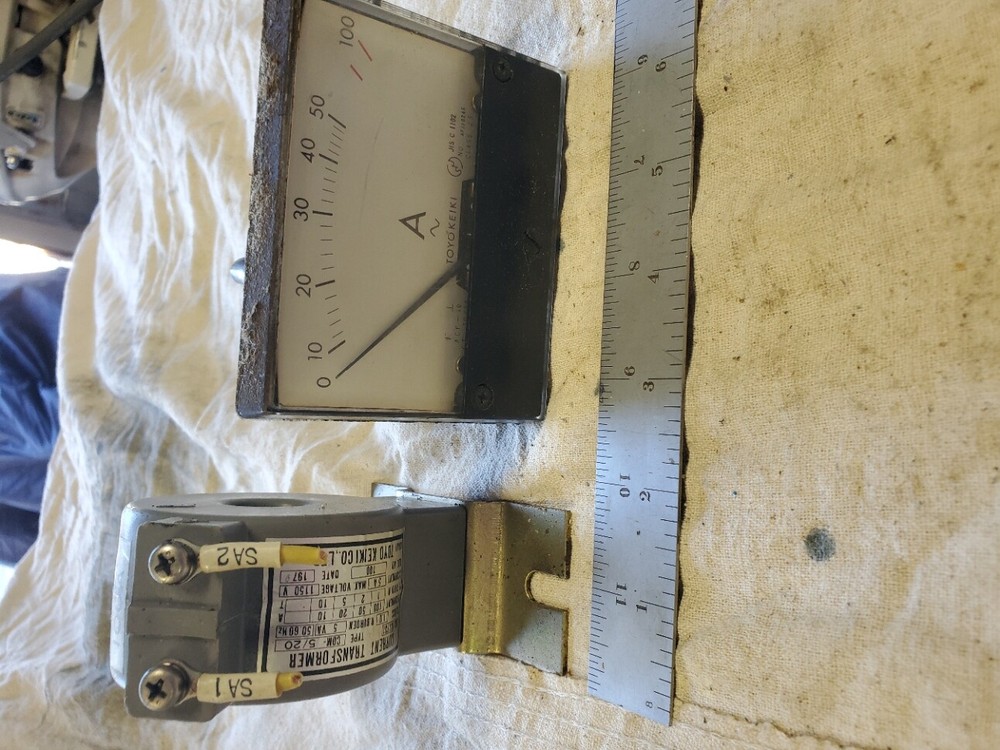 AC Current Transformer & amp Meter