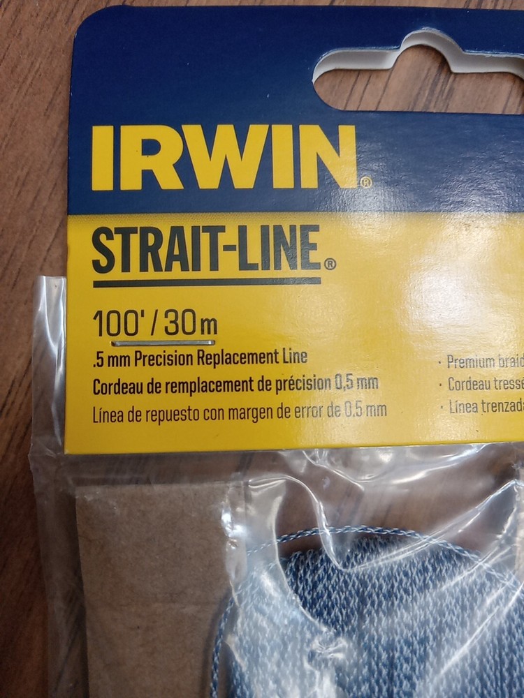 Irwin 1932895, Strait-Line .5 mm Precision Replacement Line, 100 ft NEW