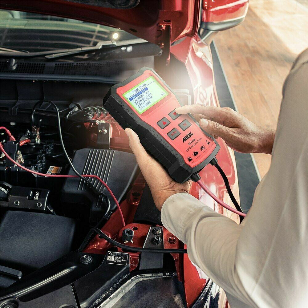 12V Auto Car Battery Tester Digital 100-2000CCA Charging Cranking Test Analyzer