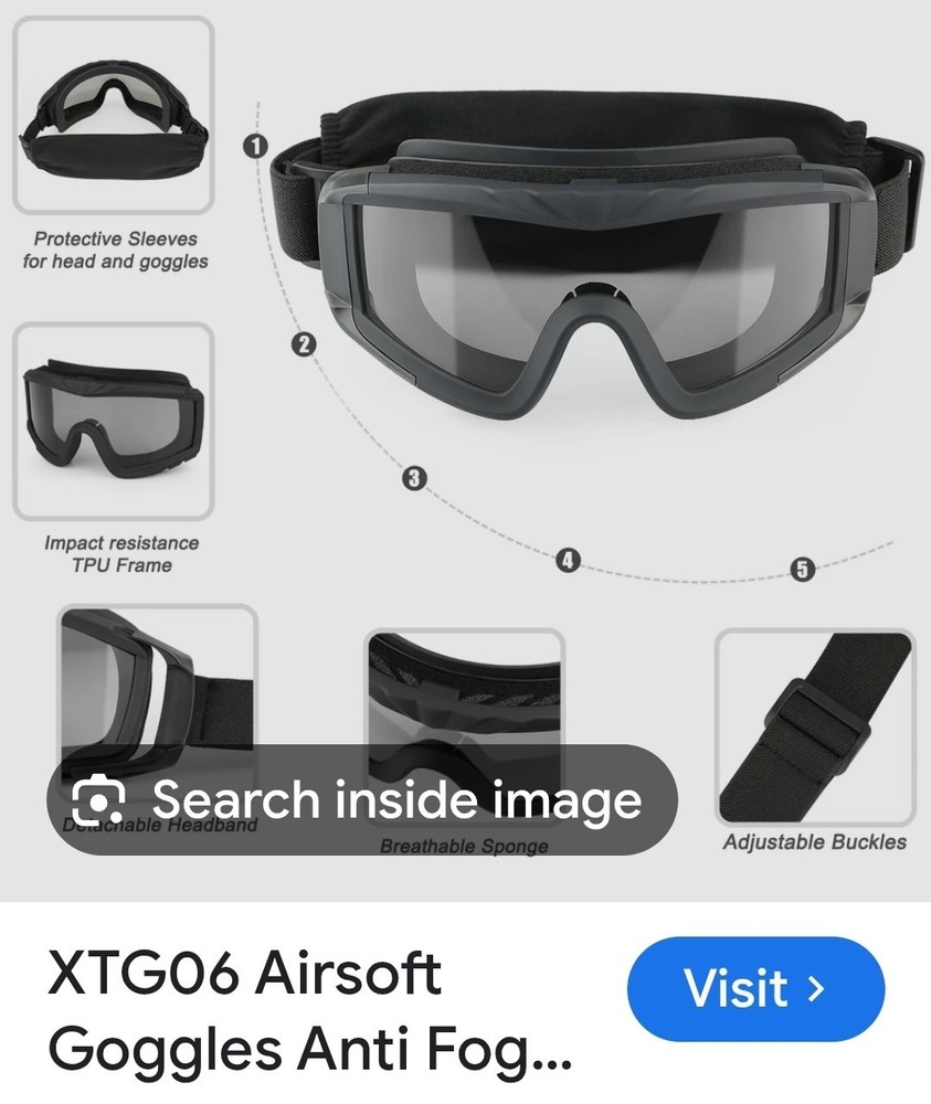Airsoft Goggles
