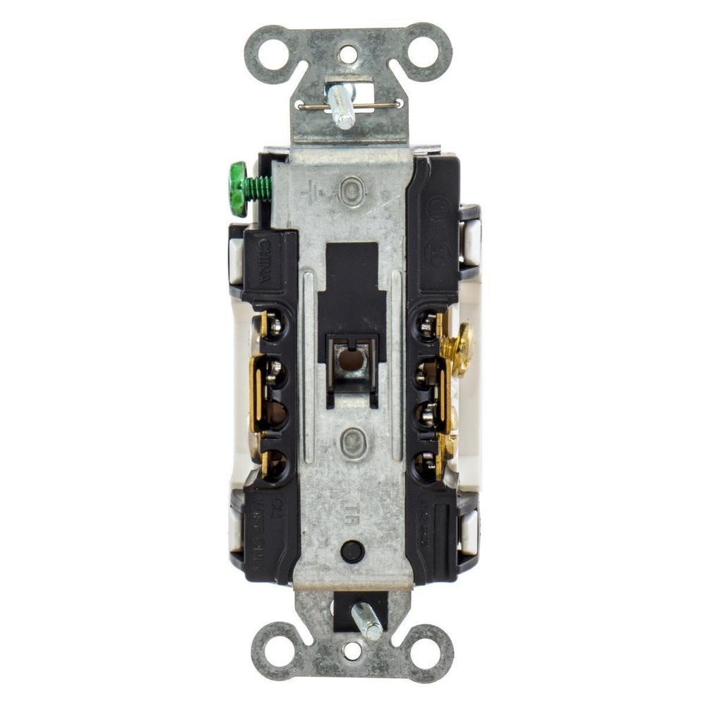 Wiring Device-Kellems DR20WHITR 1-Phase Decorator Duplex Tamper Resistant