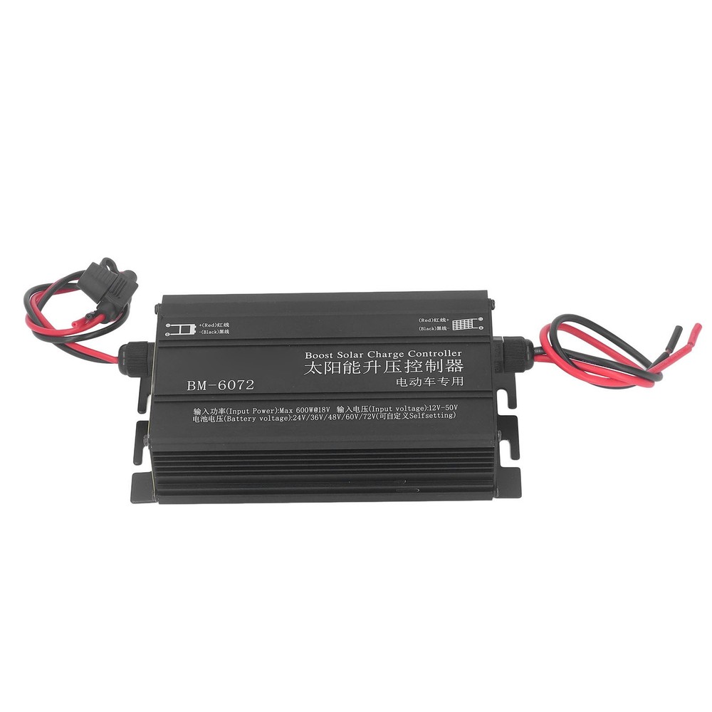 ·600W MPPT Boost Solar Charge Controller 12‑50V Input LCD Display Step Up Sol