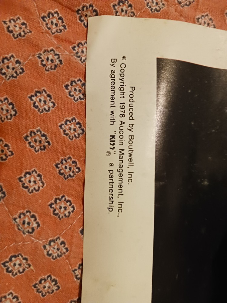 KISS--1978 /AUCOIN. Ccsales Wall Poster 22x33 In