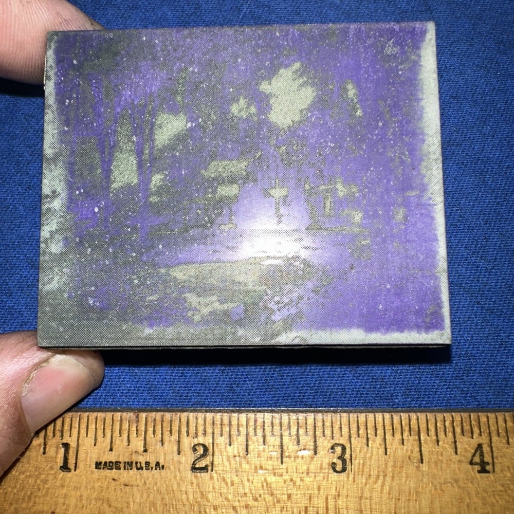 Printing Block “ House & Landscape “ Juniper Hill