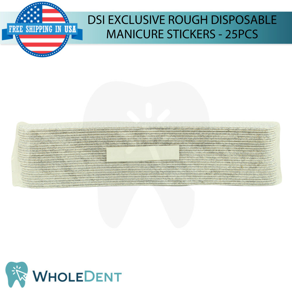 Disposable Rough Manicure Sanding Stickers 25pcs Nail Processing Tool