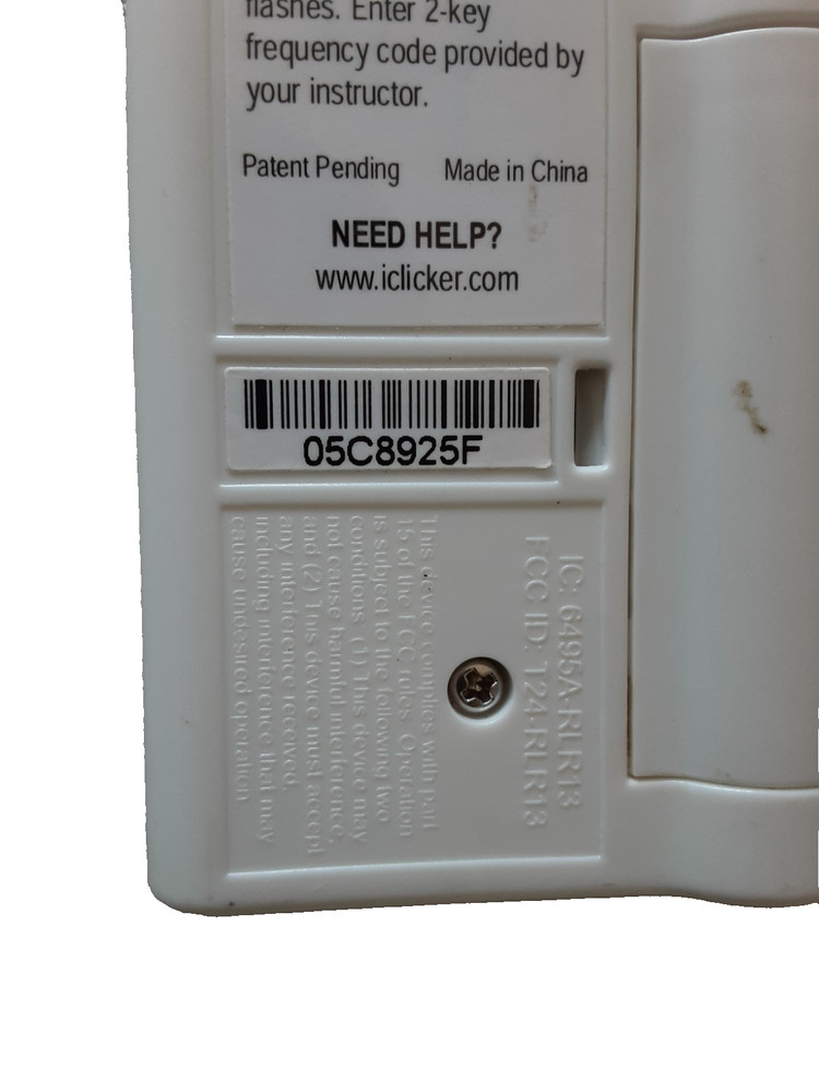 i-Clicker TMX14 Instructor Base Station USB with 32 Response Remotes - UNTESTED