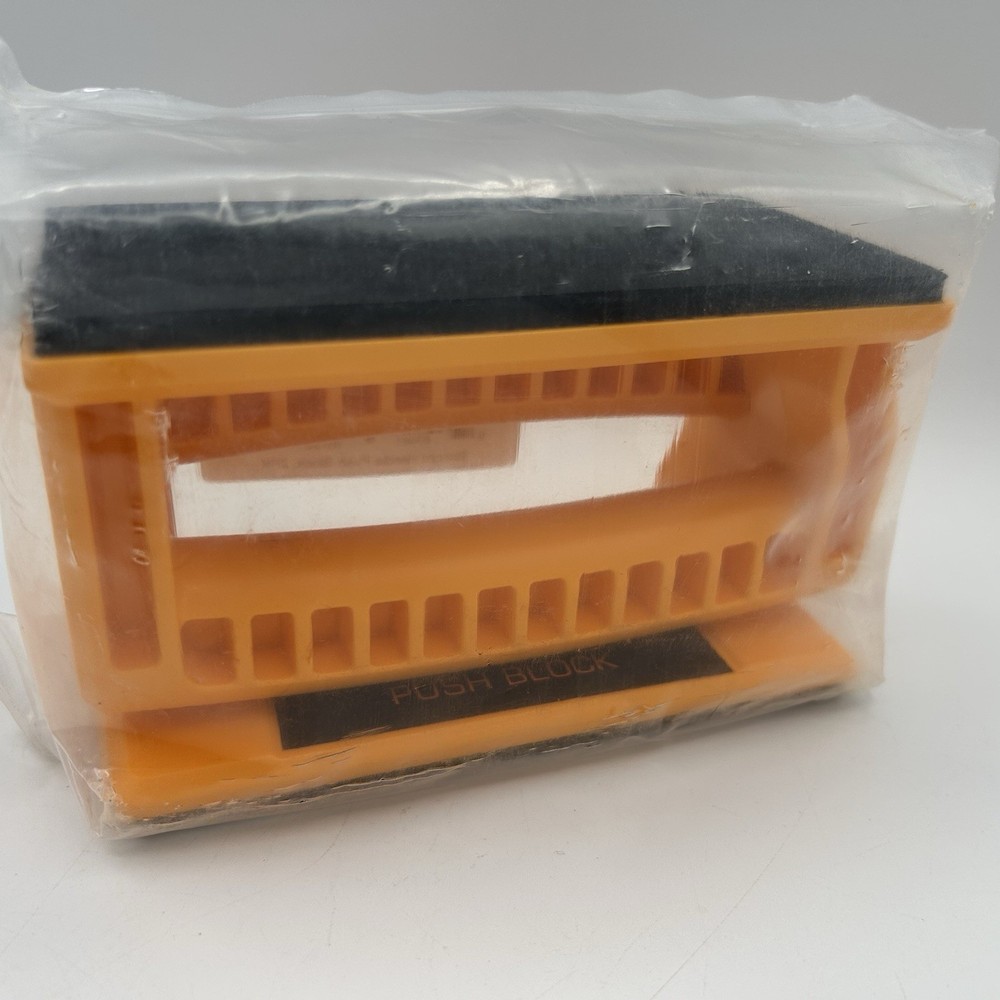 Powertec Table Saw Cutting Push Block 2-Pack Set – Straight Handle Push Block