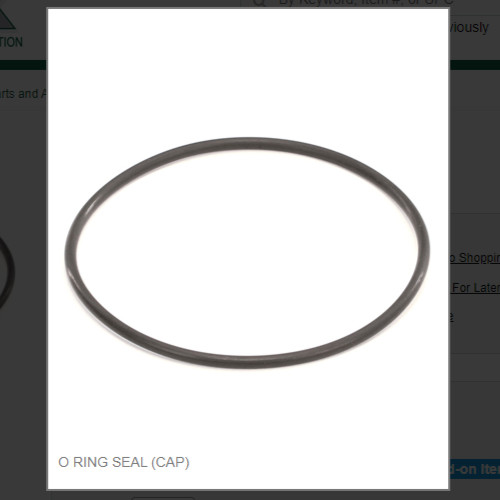 O RING SEAL (CAP) #9051635-01