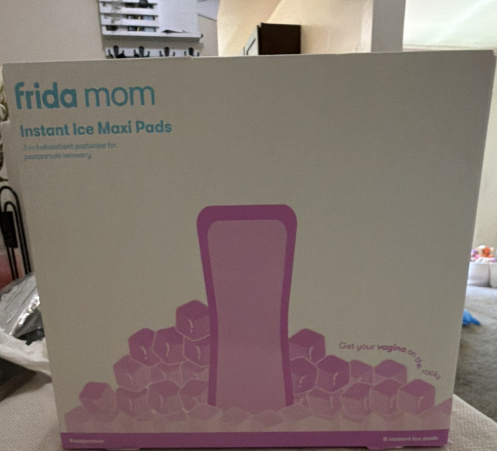 Frida Mom Instant Ice Maxi Pads 8 Pack Maximum Absorbency Postpartum