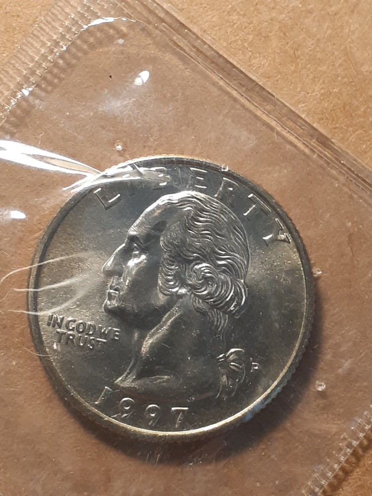 1997 P WASHINGTON QUARTER MINT SET COIN