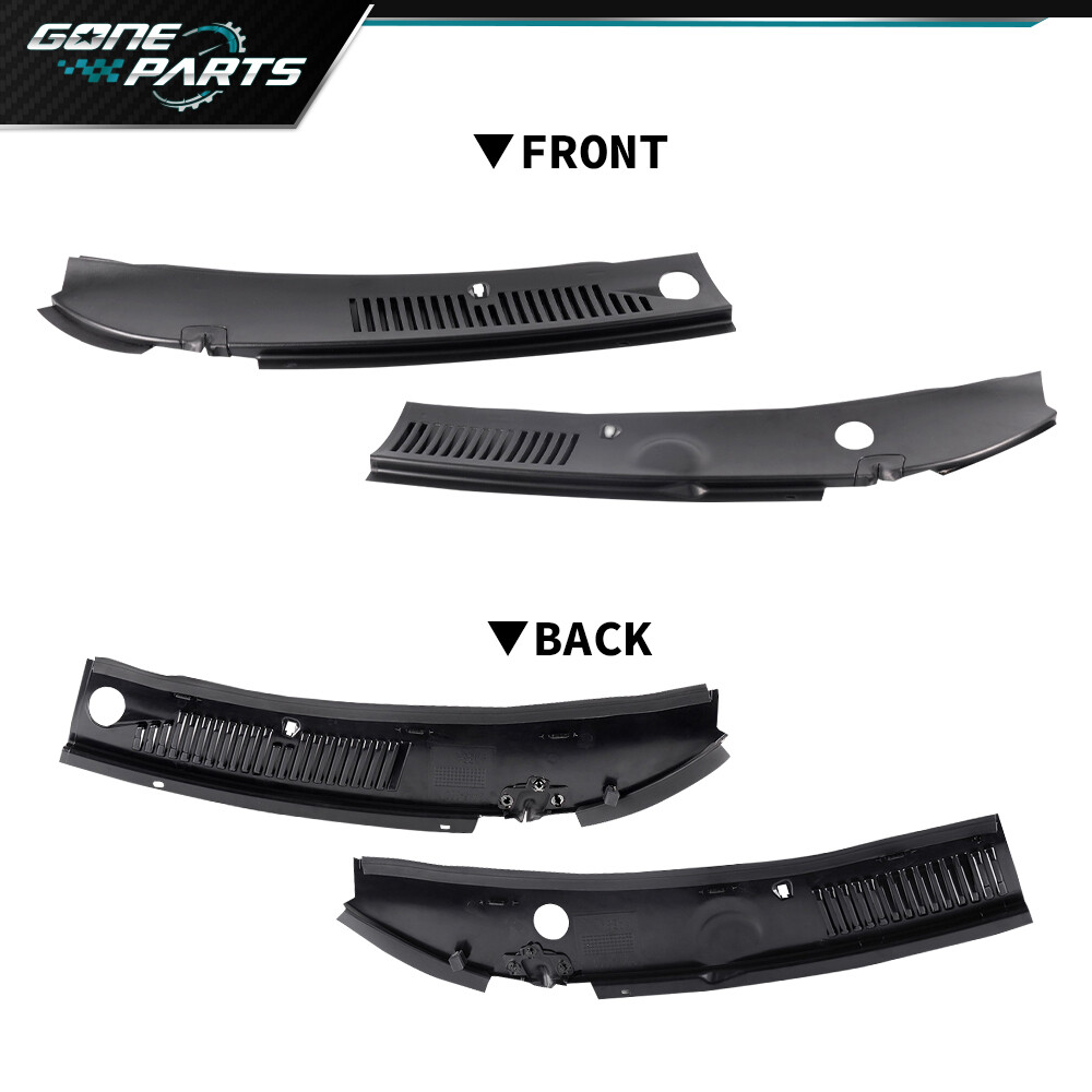 Windshield Wiper Cowl Vent Grille Panel Hood Fit For 1999-2004 Ford Mustang
