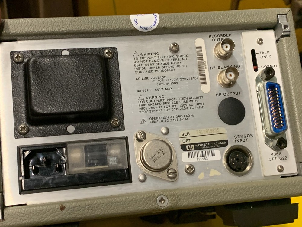 HP 436A Power Meter