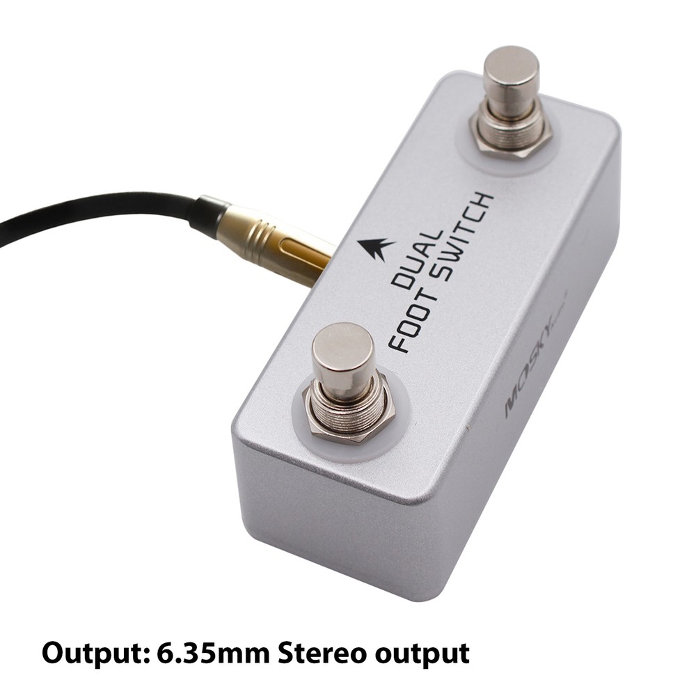 MOSKYAUDIO Dual Footswitch Amp Channel Footswitch Locking Function A2C3