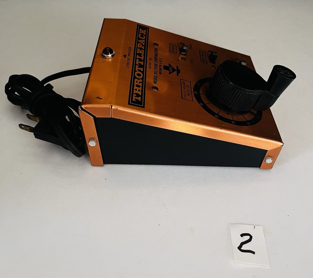 MRC Throttle Pack HO Train Control Model 500 With Box - TESTED WORKS