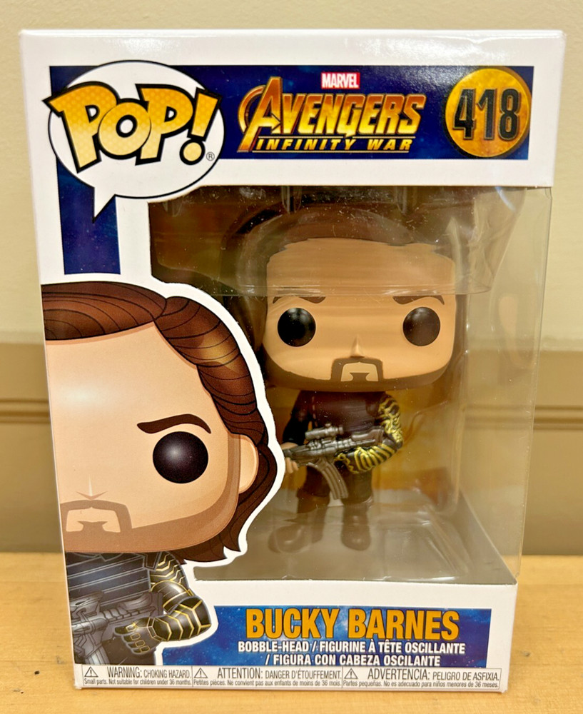 Funko POP! Marvel: Avengers Infinity War - Bucky Barnes with Weapon #418 *NEW
