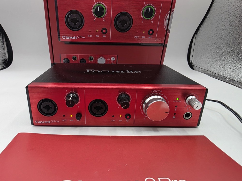Focusrite Clarett 2Pre USB-C Audio Interface Excellent Preowned Condition