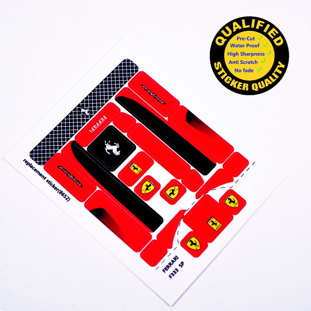 Replacement sticker for set 8652 Precut sticker