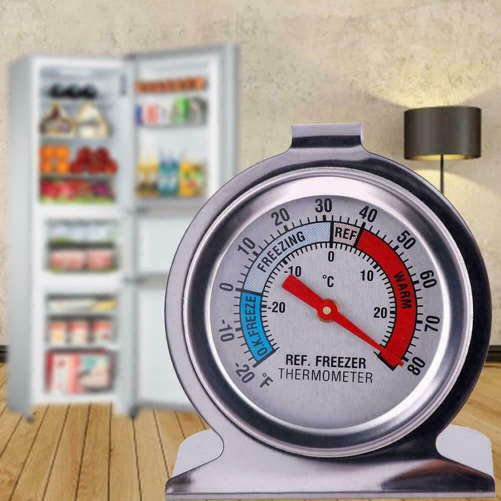 Dial Type Thermometer New Steel Temp Refrigerator Freezer Nice