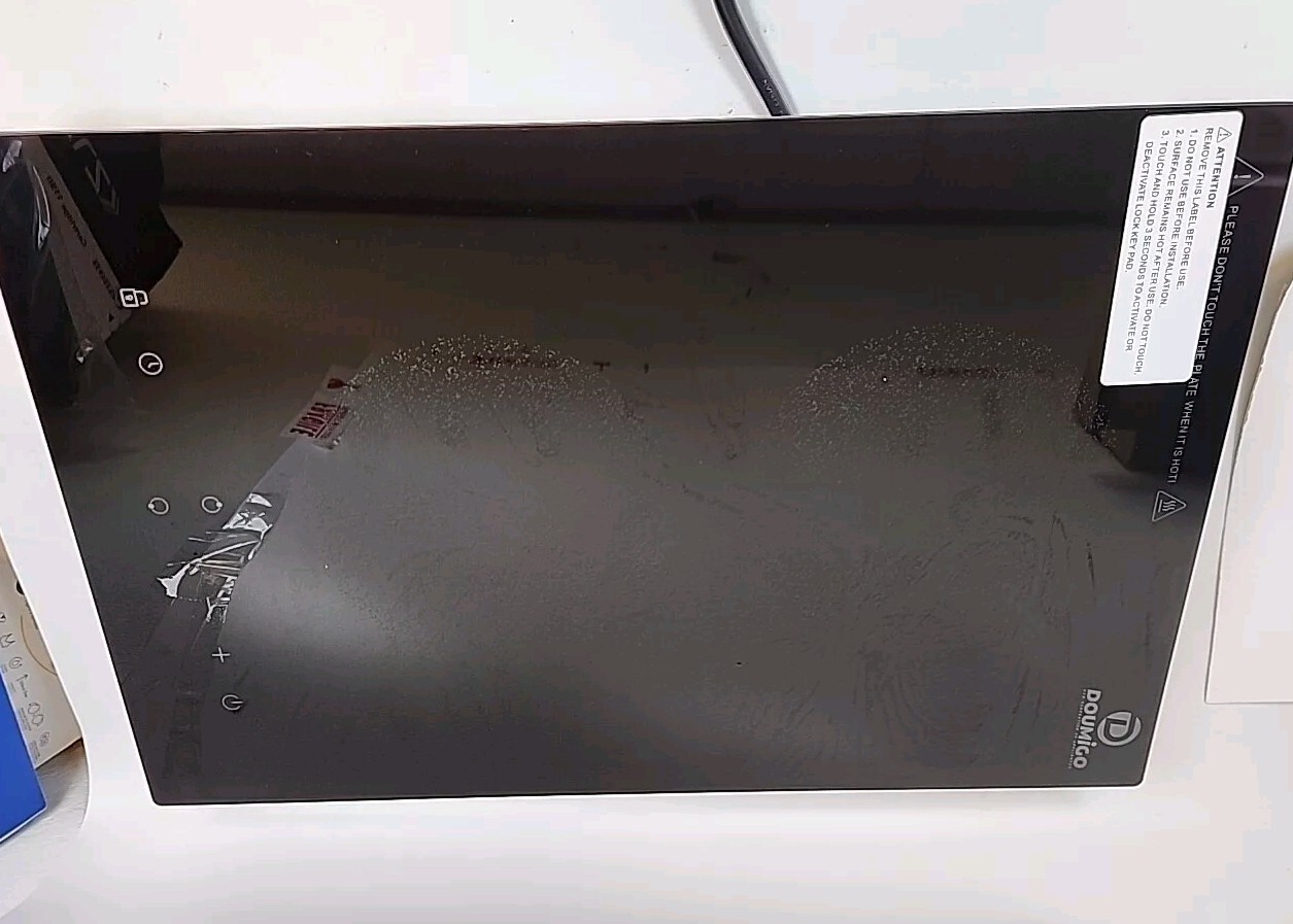 Doumigo Induction Cooktop, 2 Burner Electric Cooktop 120V Vertical Stove 1800W