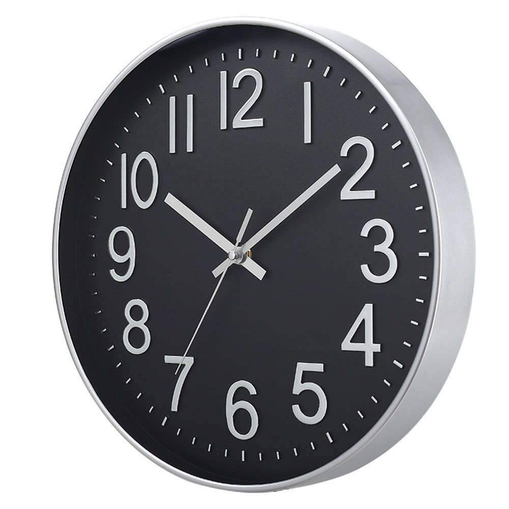 30cm Clock Compact Size Design Easy To Read Numerals Modern Style Clock