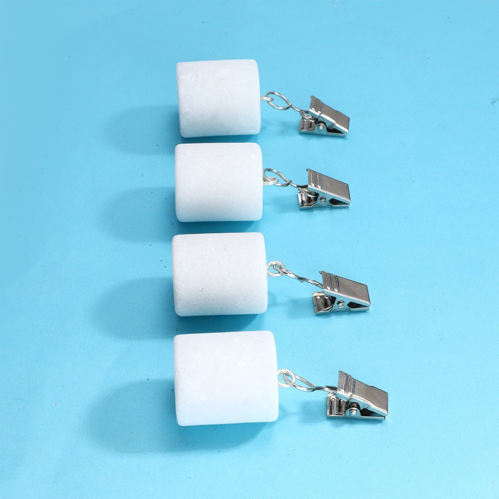 4Pcs Tablecloth Weights Modern Metal Clip Clamp Replaceable Elegant Durable New