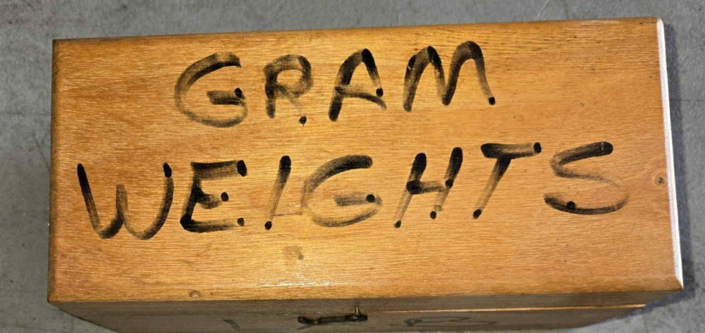 1000 Gram Brass Knobbed Weights