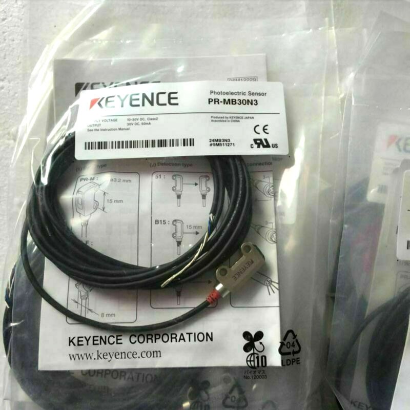 KEYENCE PR-MB30N3 Photoelectric Switch Sensor New