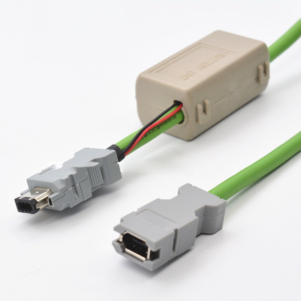 For Yaskawa Servo Motor Encoder Cable with Absolute Battery Box JZSP-CSP12-E