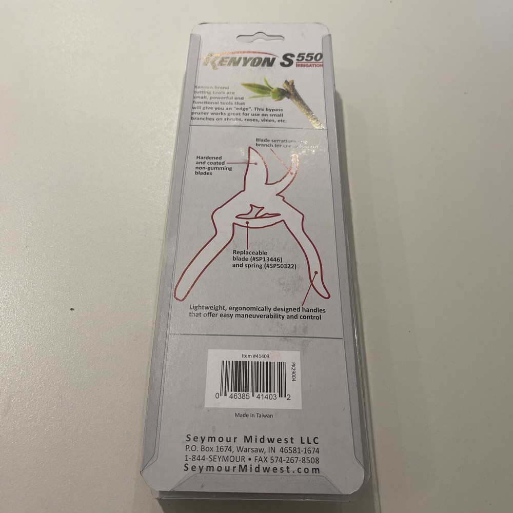 Kenyon S 550 Bypass Pruner Item #41403