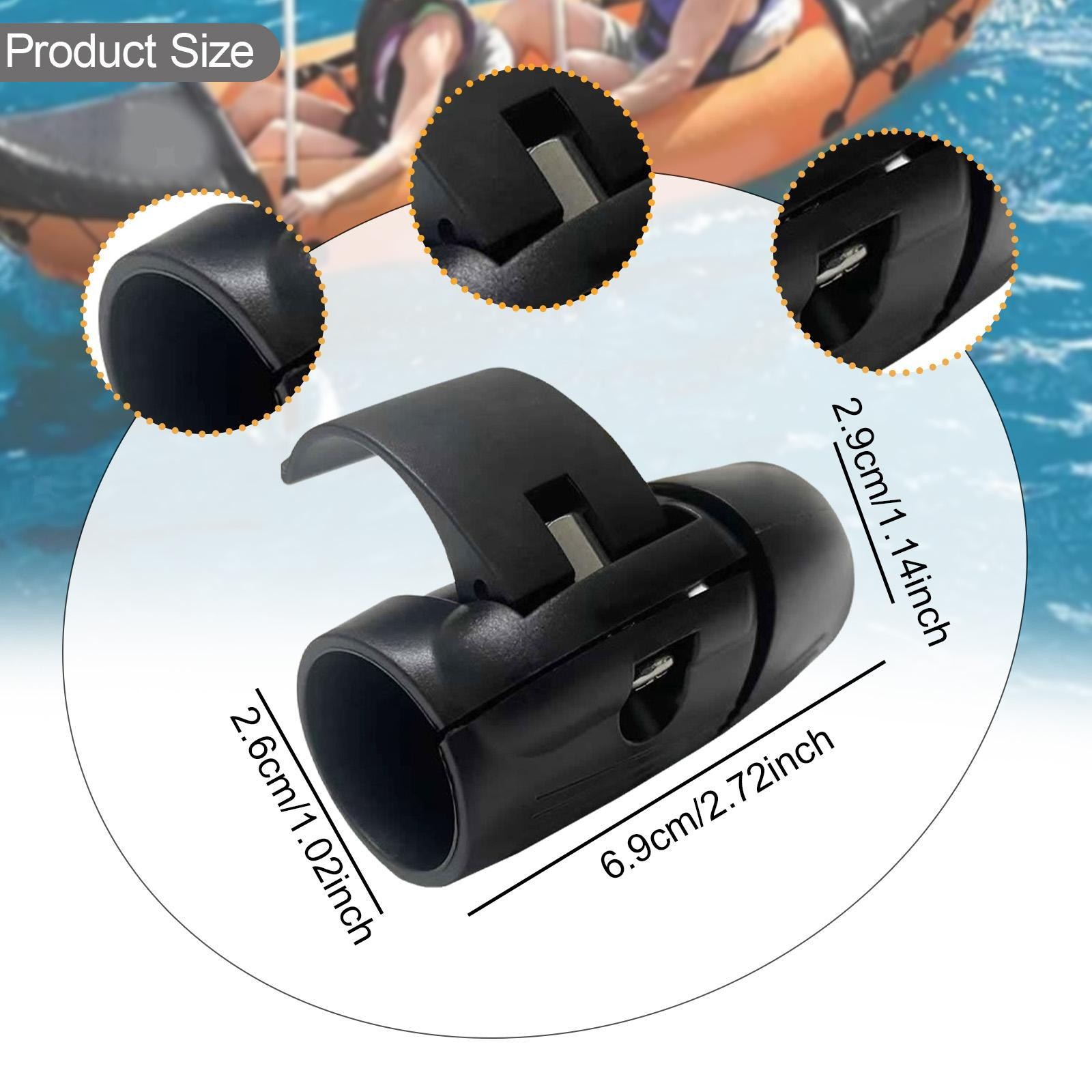 Paddle Shaft Clamp Quick Release Marine Surfing Replacement Paddle Clamp