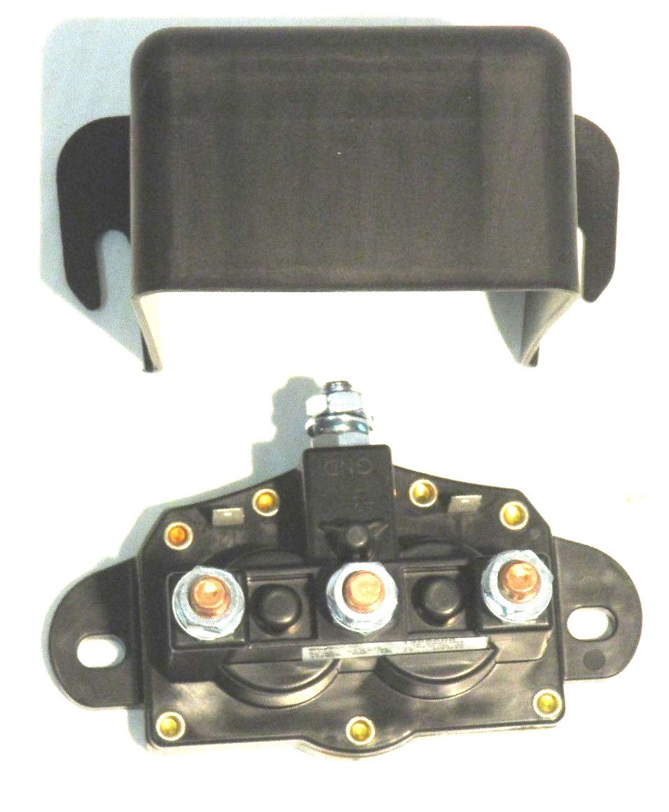 Dump Truck Tarp Solenoid Switch w/cover, 12V, 150A, Buyers # 1306600, # 3014186