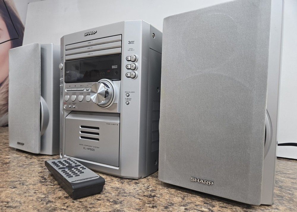 Sharp XL-HP500 stereo components system w/remot fully working