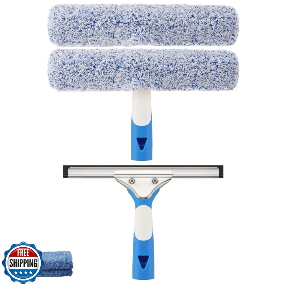 Mitclear Professional Window Cleaning Kit 10IN, All-in-one Windows Cleaner