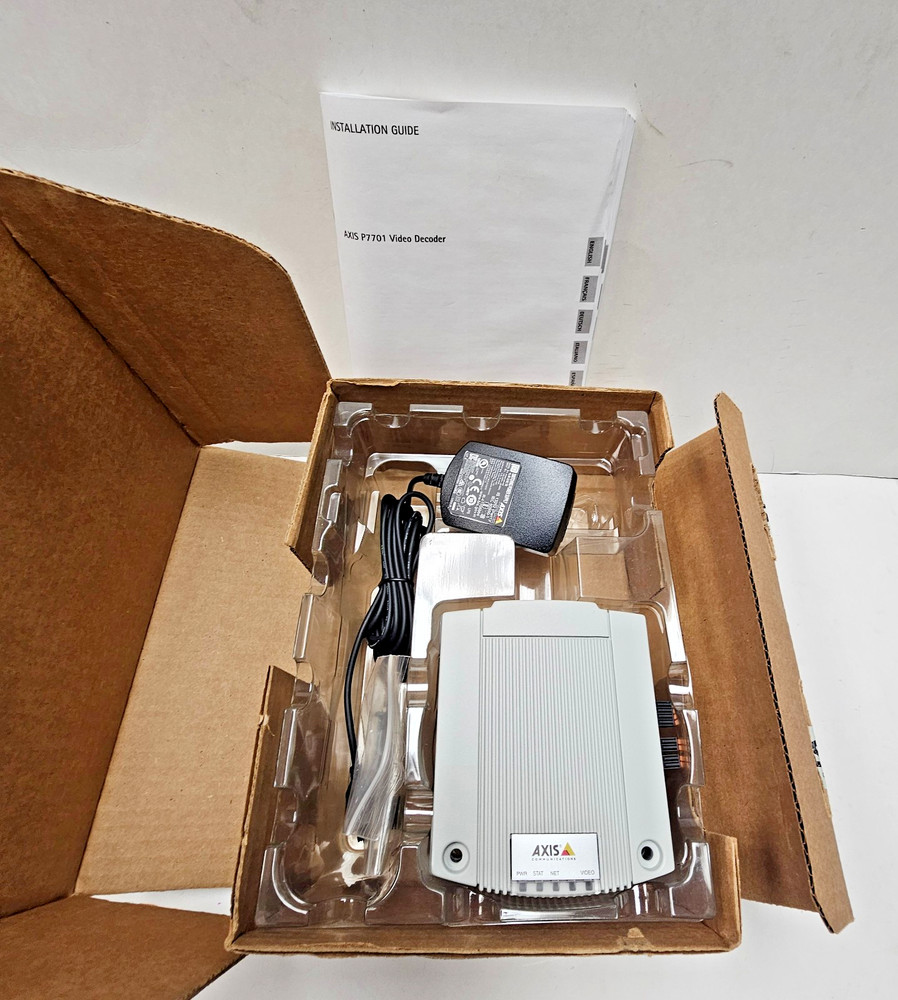 Axis P7701 P/N: 0319-004 P7701 Video Decoder NEW (Open Box)
