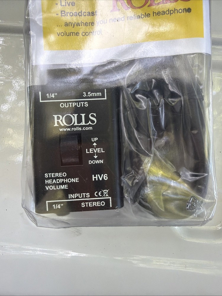 Rolls HV6 Stereo Headphone Volume Control