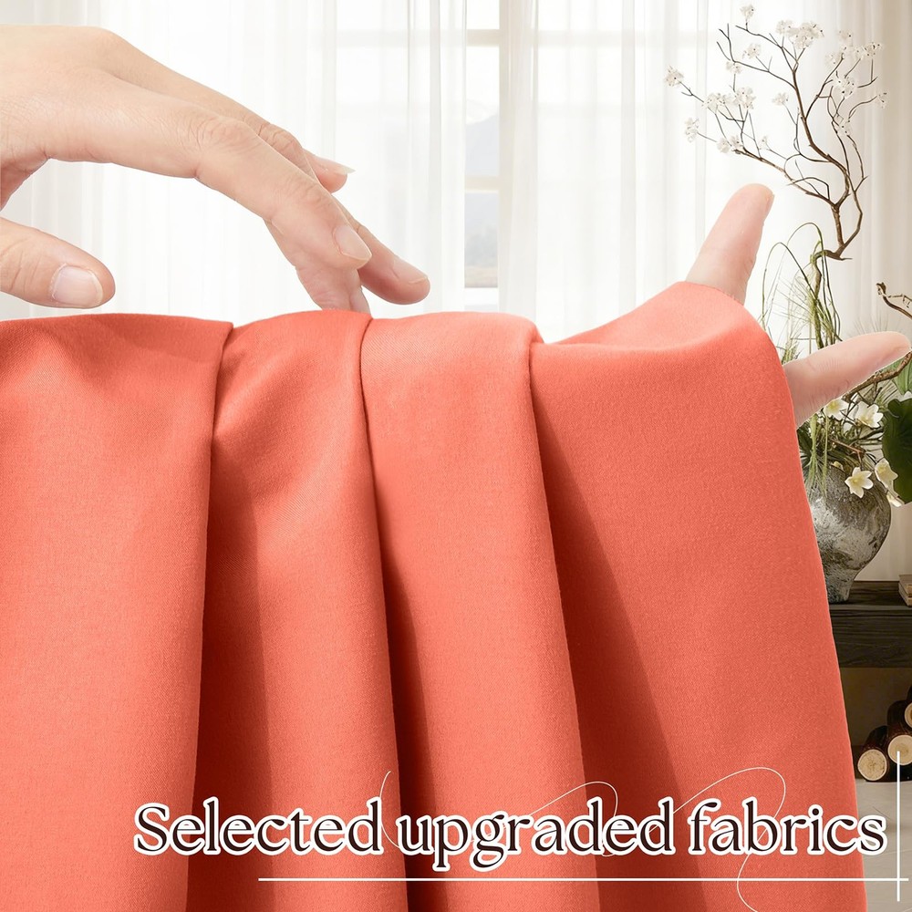 Full Size Bed Sheets Burnt Orange Sheet Set - 1800 Thread Count Sheets, 4 Pie...