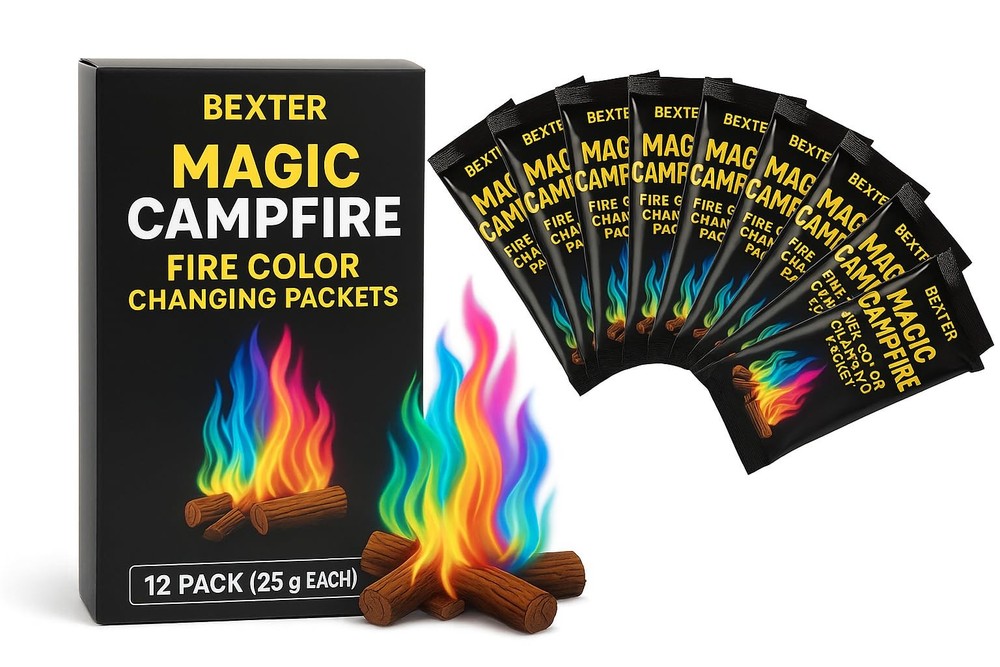 Magic Campfire Fire Color Changing Packets â€“ 12 Pack (25G Each) â€“ Rainbow...