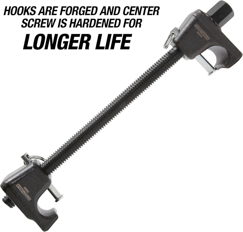 Universal 2-Piece Strut Spring Compressor - Safely Compress MacPherson Springs