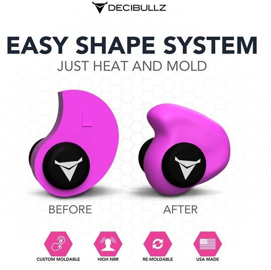 Decibullz Earplugs | Pink